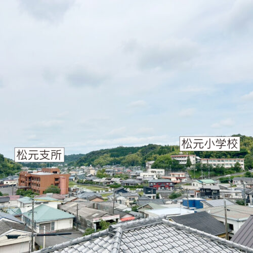 現地2階からの眺望