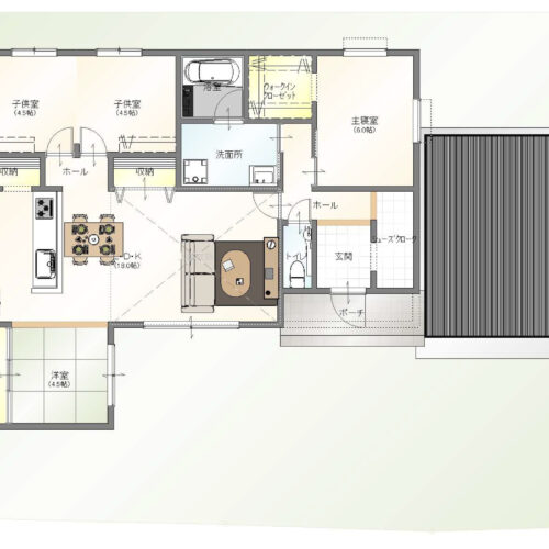 プラン例　間取り図