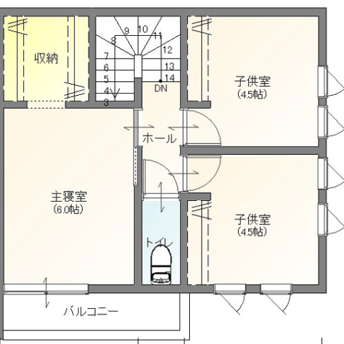 間取り図2F