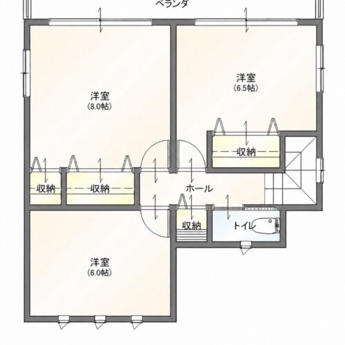 間取り図(2階)(間取)