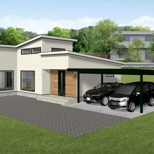 プラン例　外観パース